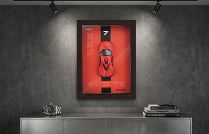 3D Car FrameDrive™— Iconic Premium Car Frame